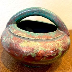 Custom made Japanese Firing Technique Pottery used for dried arrangements only!